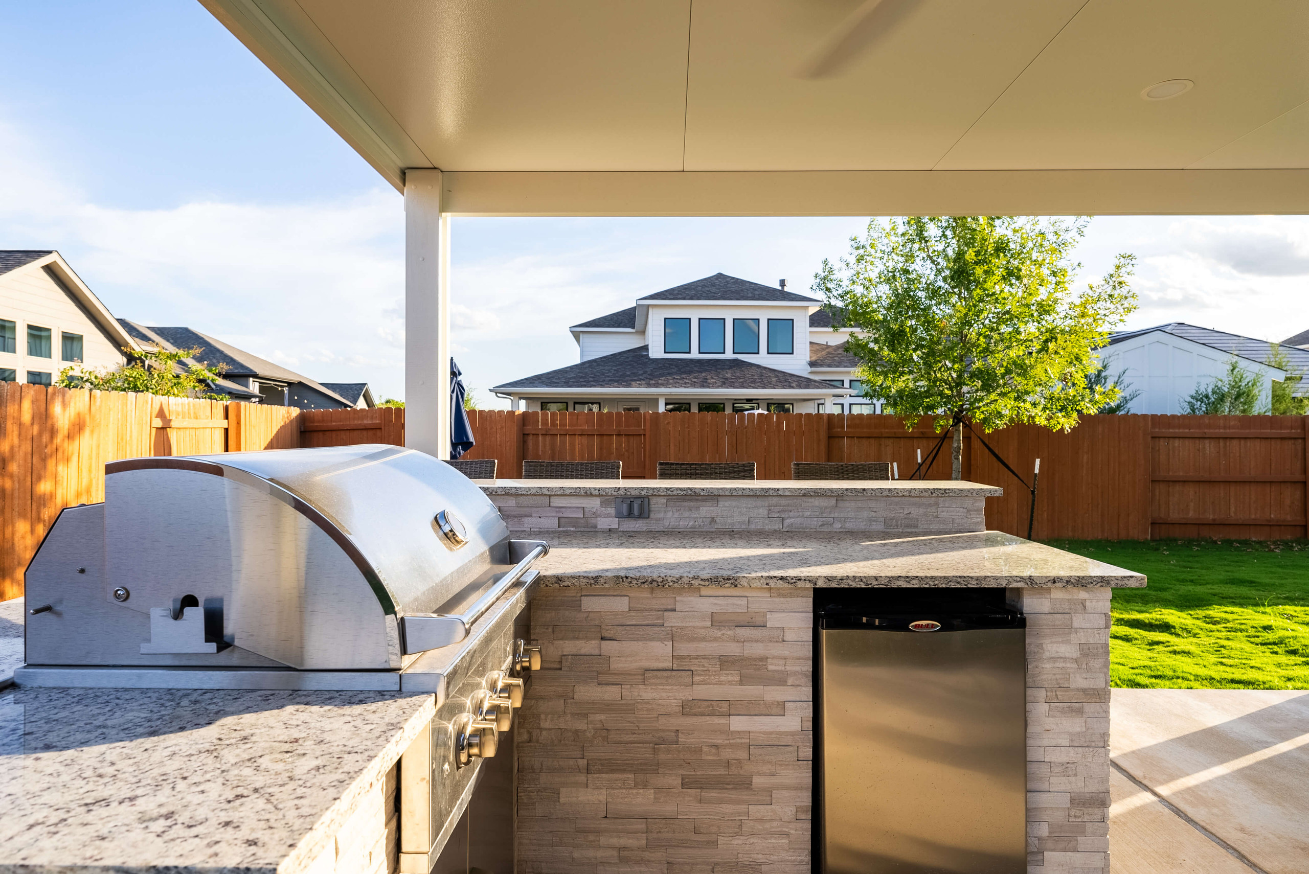 Custom Backyard Kitchen Allied